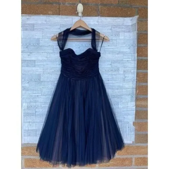 Byron Lars beauty mark tulle dress size 2 - Picture 2 of 12